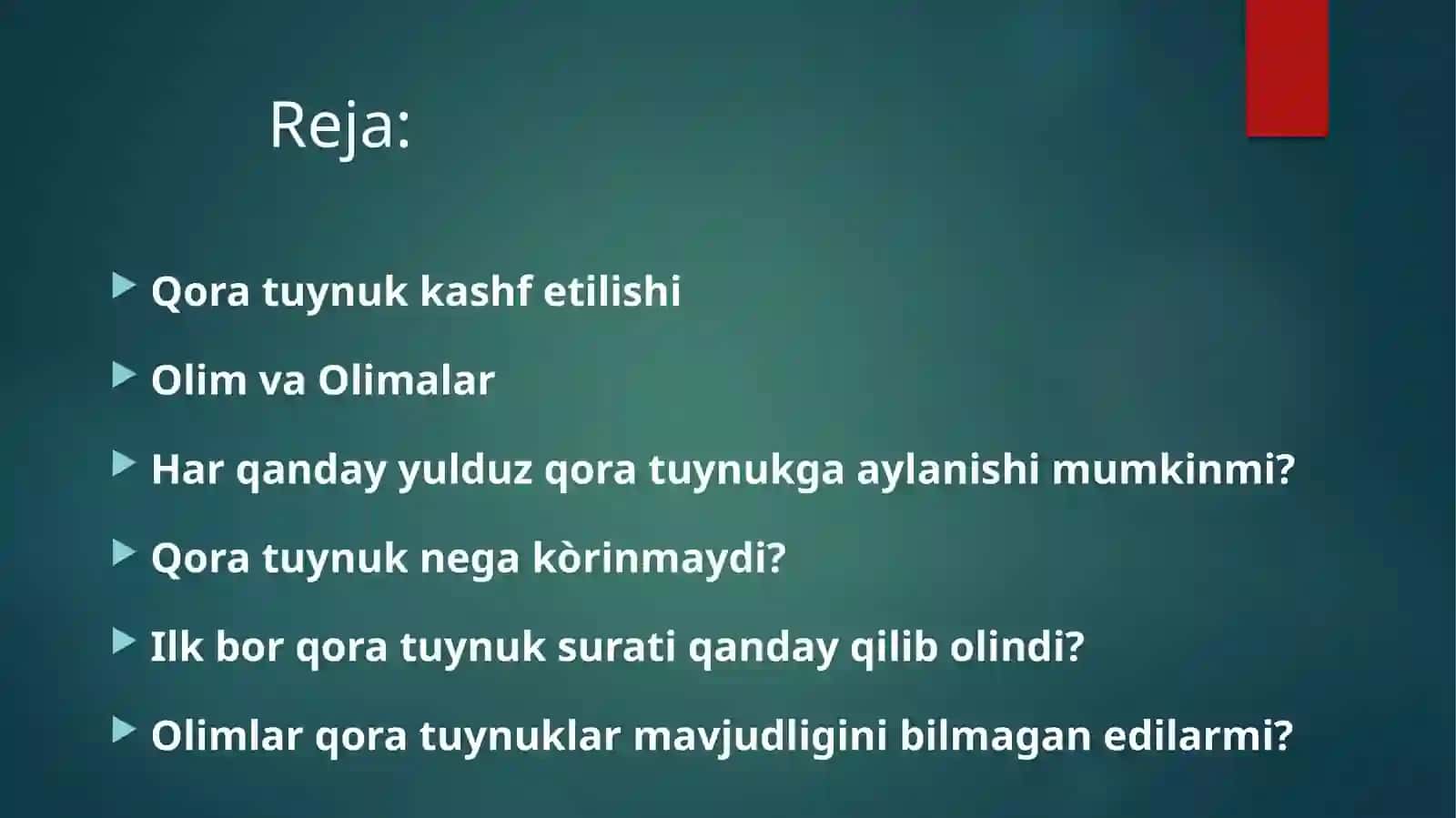 Qora tuynuklar 2