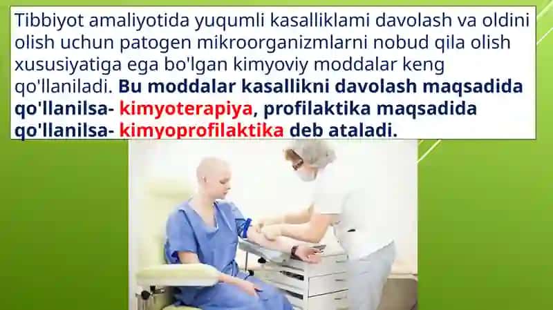 Kimyoterapevtik preparatlar va antibiotiklar 2