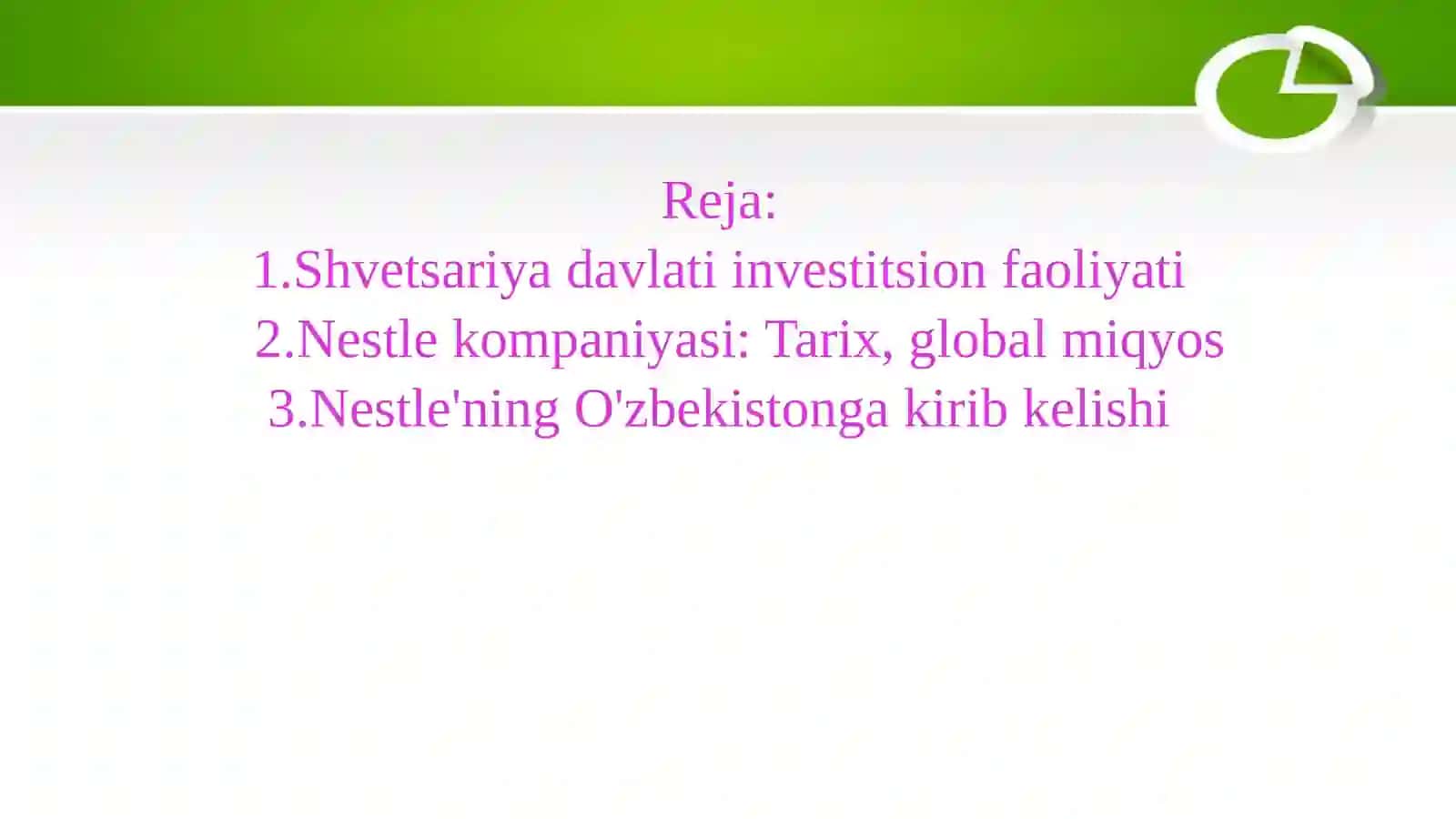 Nestle kompaniyasi 2