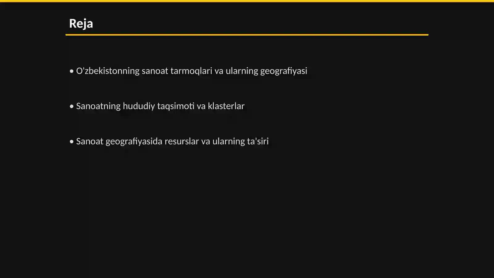 O'zbekistonning sanoat geografiyasi 2
