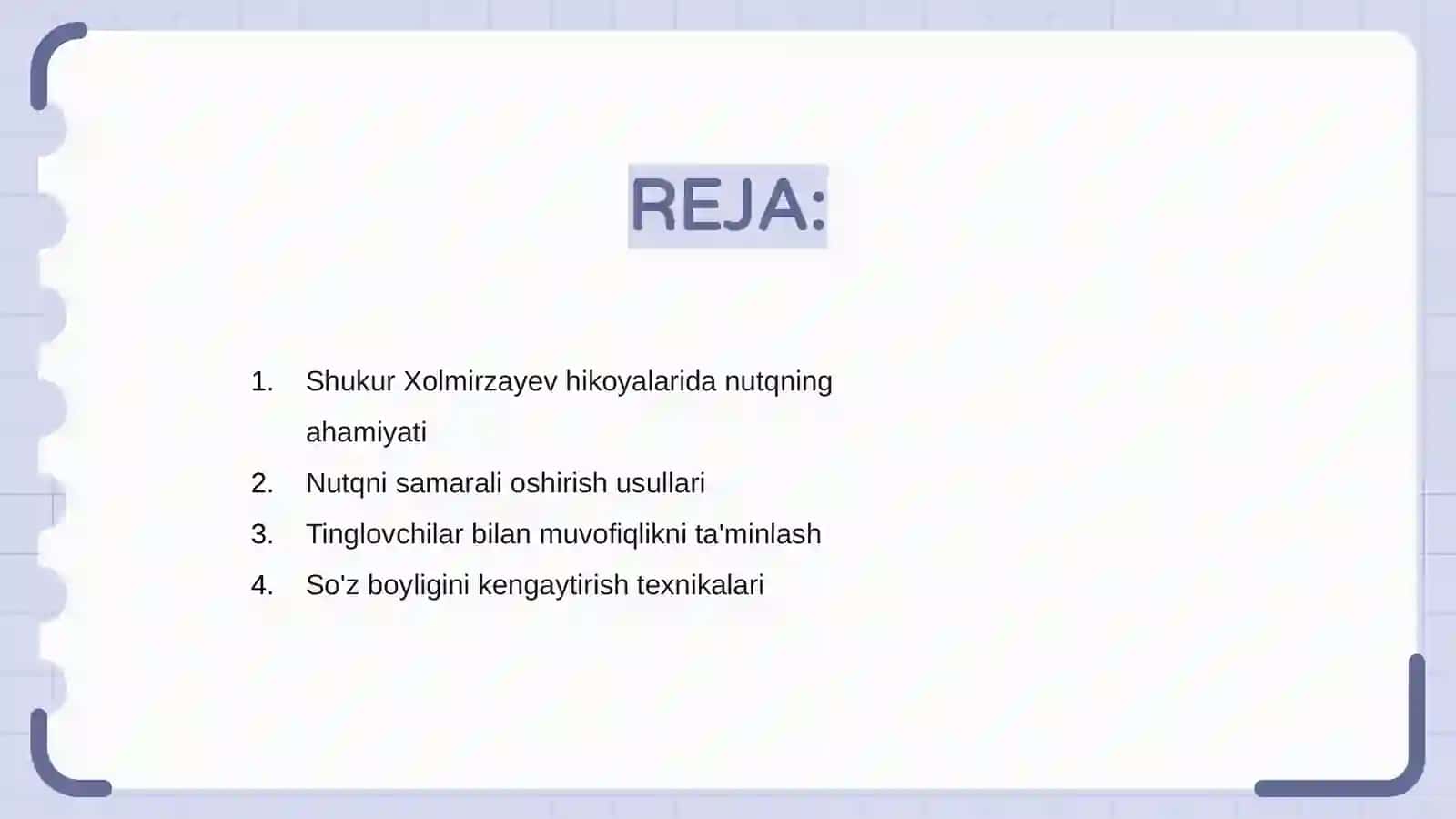 Shukur Xolmirzayev hikoyalarida nutqni samarali oshirish texnikalari 2