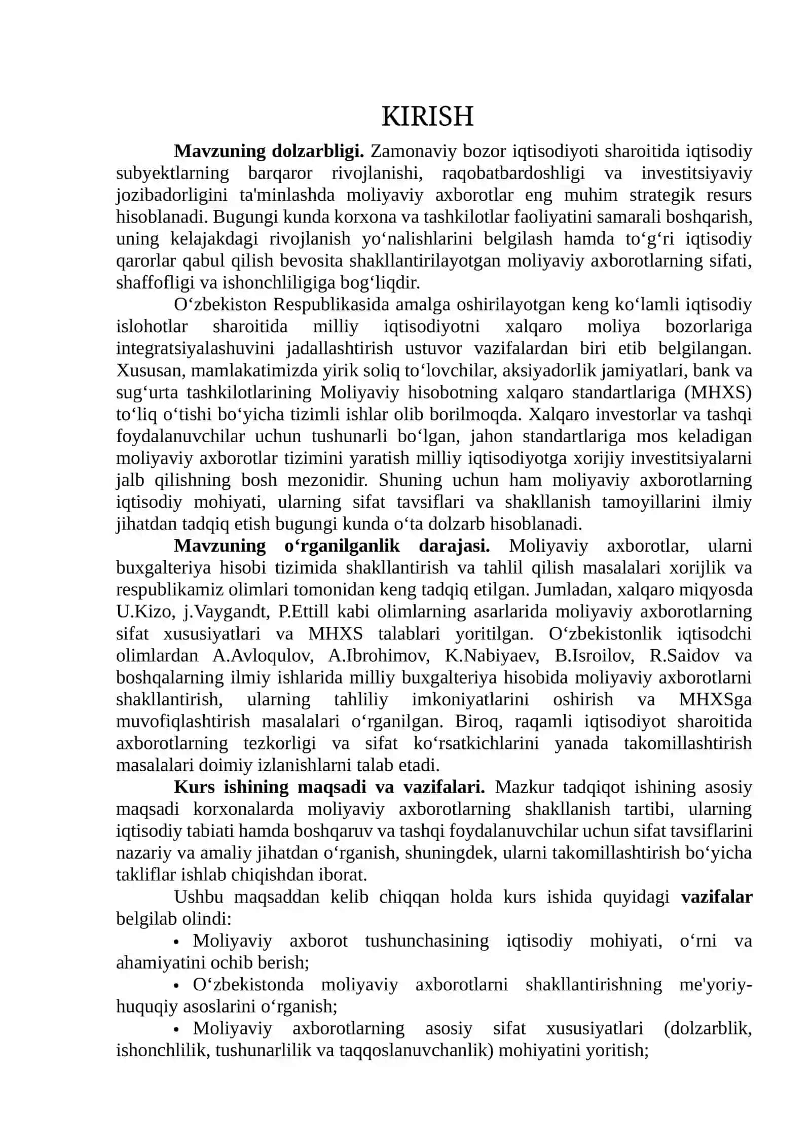 Moliyaviy axborotlarning umumiy tavsifi 2