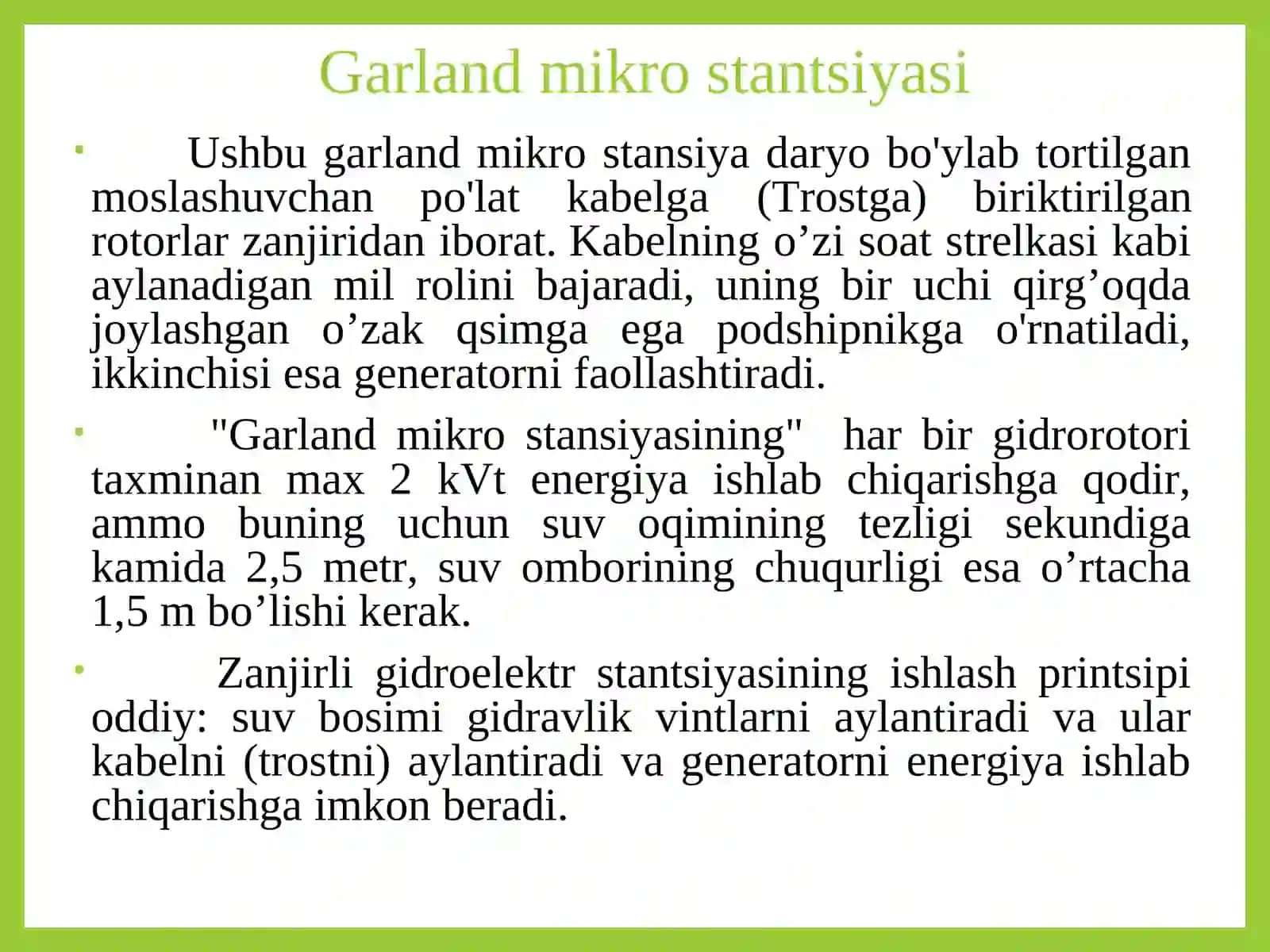Garland mikro stantsiyasi 2