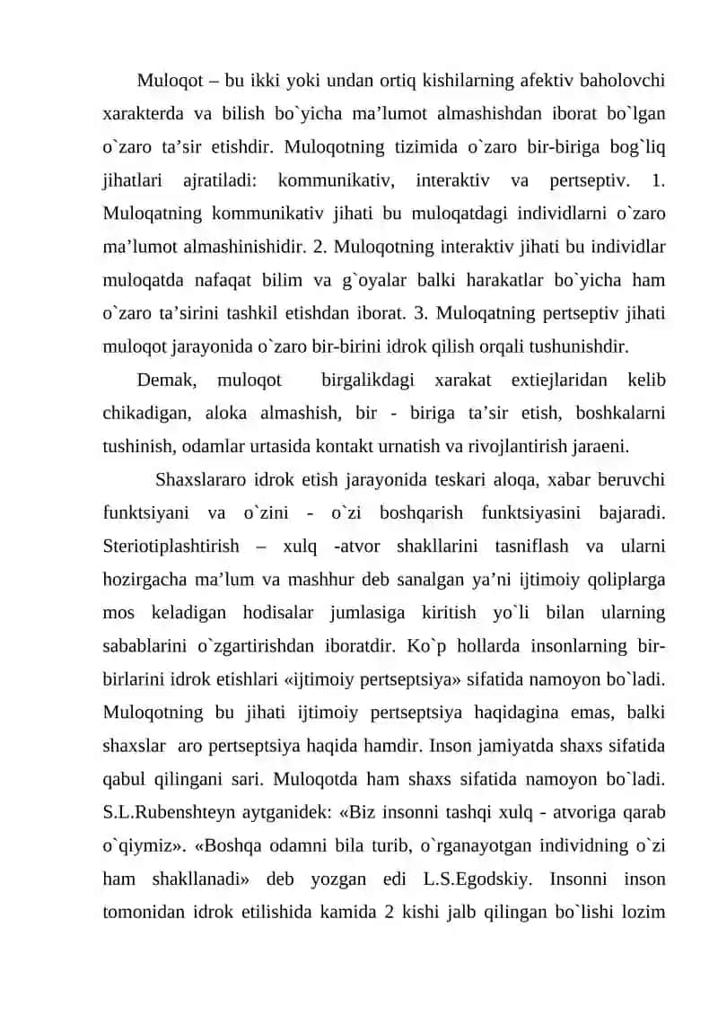 Muloqot va differensial sezgirlikni aniqlash 2