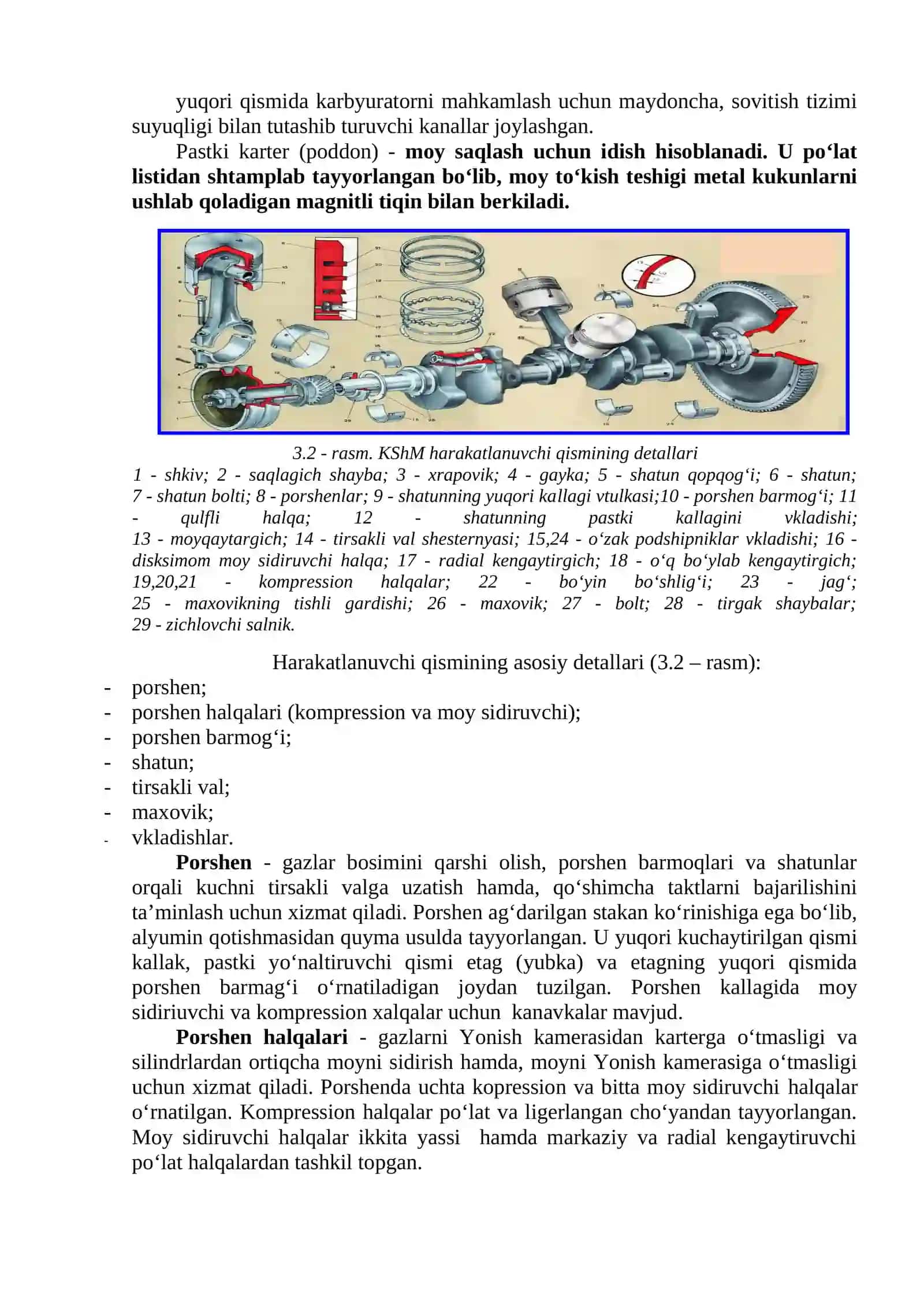 Ichki Yonuv dvigatellari va unlarni ishini ta’minlovchi tizimlar 2