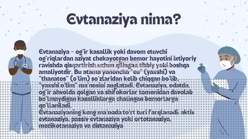 Bioetika - Evtanaziya 2