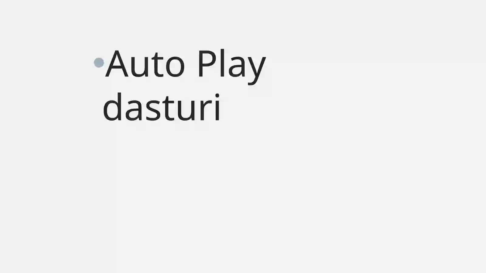 AutoPlay dasturi 2
