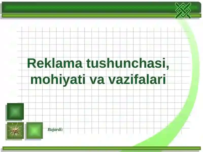 O'zbekiston reklama va vujoldingi 2