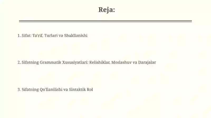 Sifat: Ta'rif 2
