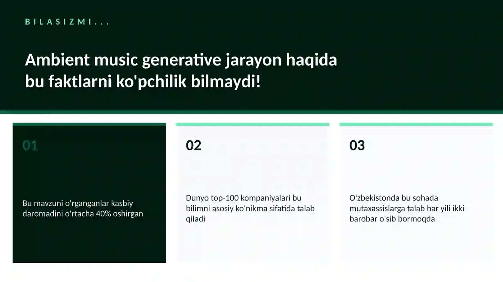 Ambient music generative jarayon 2