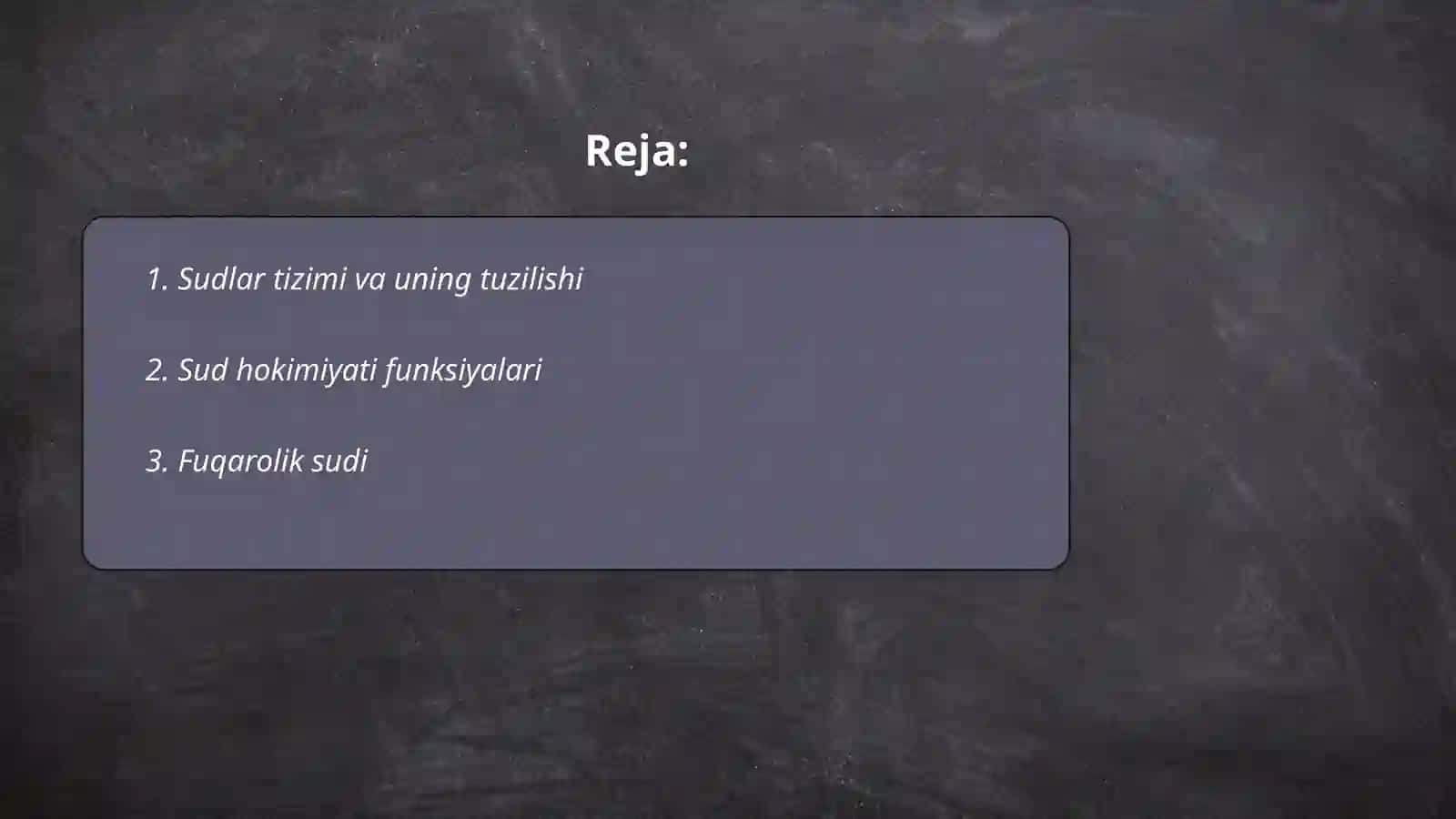 Sudlar tizimi va uning tuzilishi 2