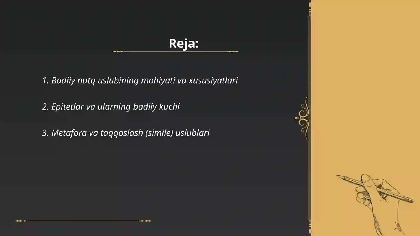 Badiiy nutq uslubi 2