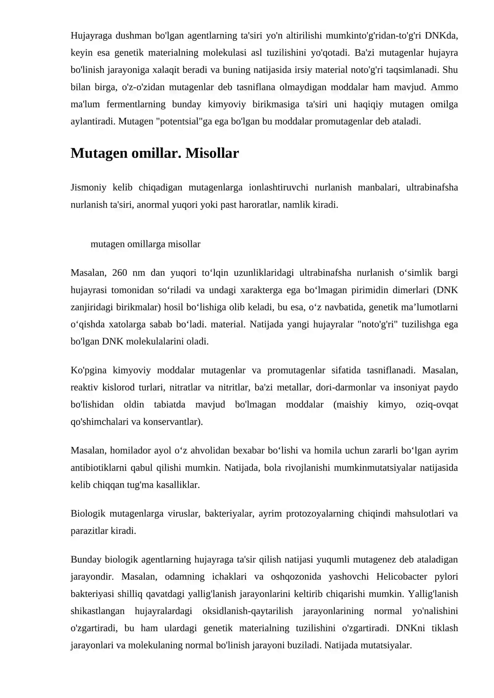 FENOKOPIYA. MUTAGEN OMILLAR 2