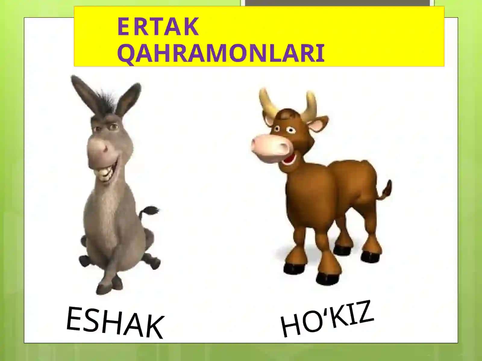 5-sinf Adabiyot fanidan Susambil ertagi mavzuda dars ishlanma 2