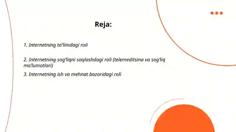 The Role internet in our life 2