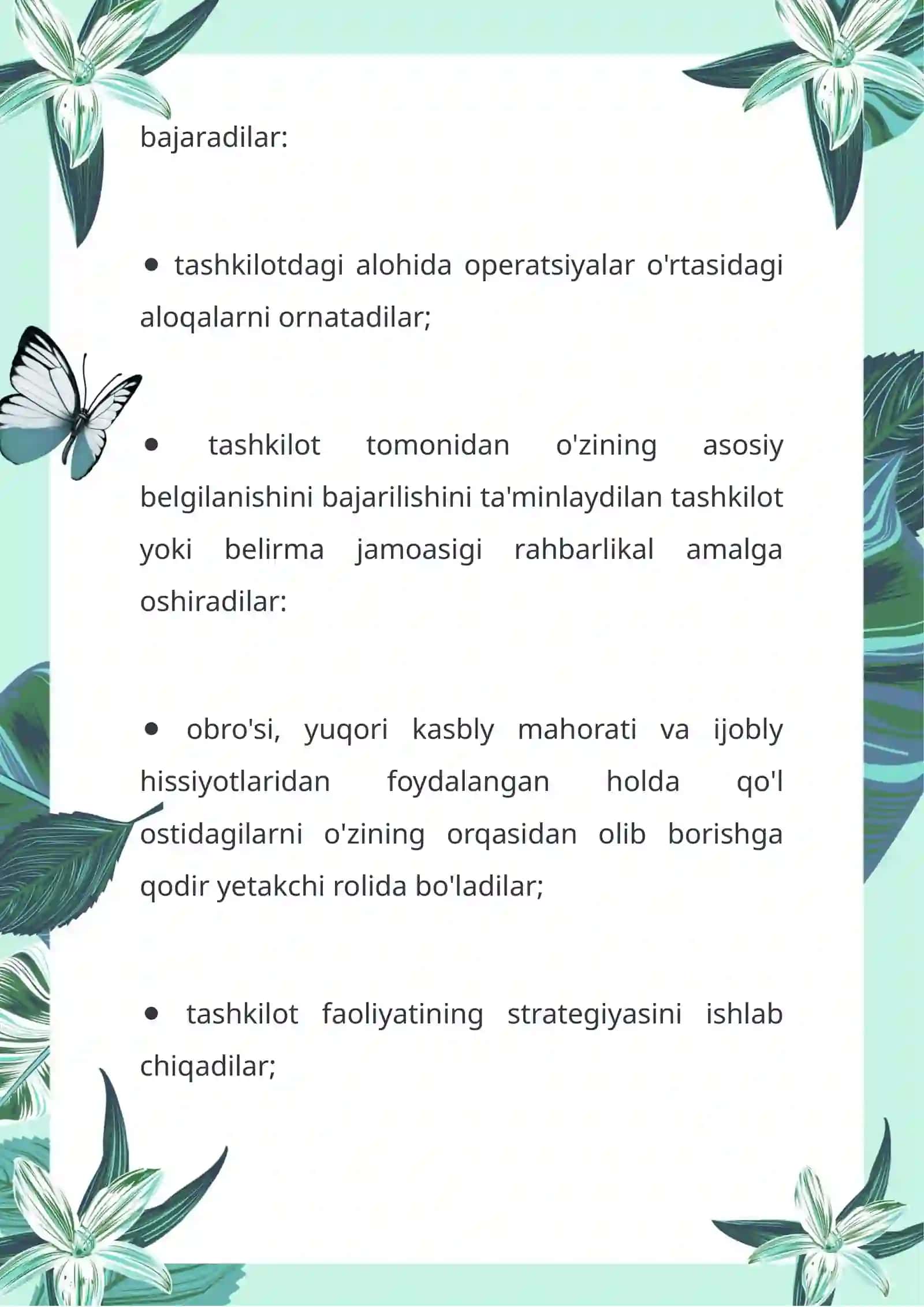 Menejerning uslubi va imidji 2