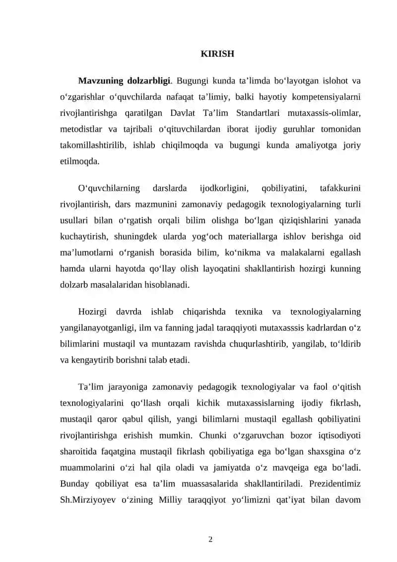 BOSHLANG‘ICH SINFLARDA QOLDIQLI BO’LISHNI O‘RGATISH METODIKASI 2