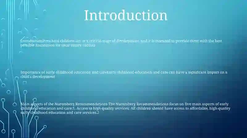 Main Aspects of the Nuremberg Recommendations 2