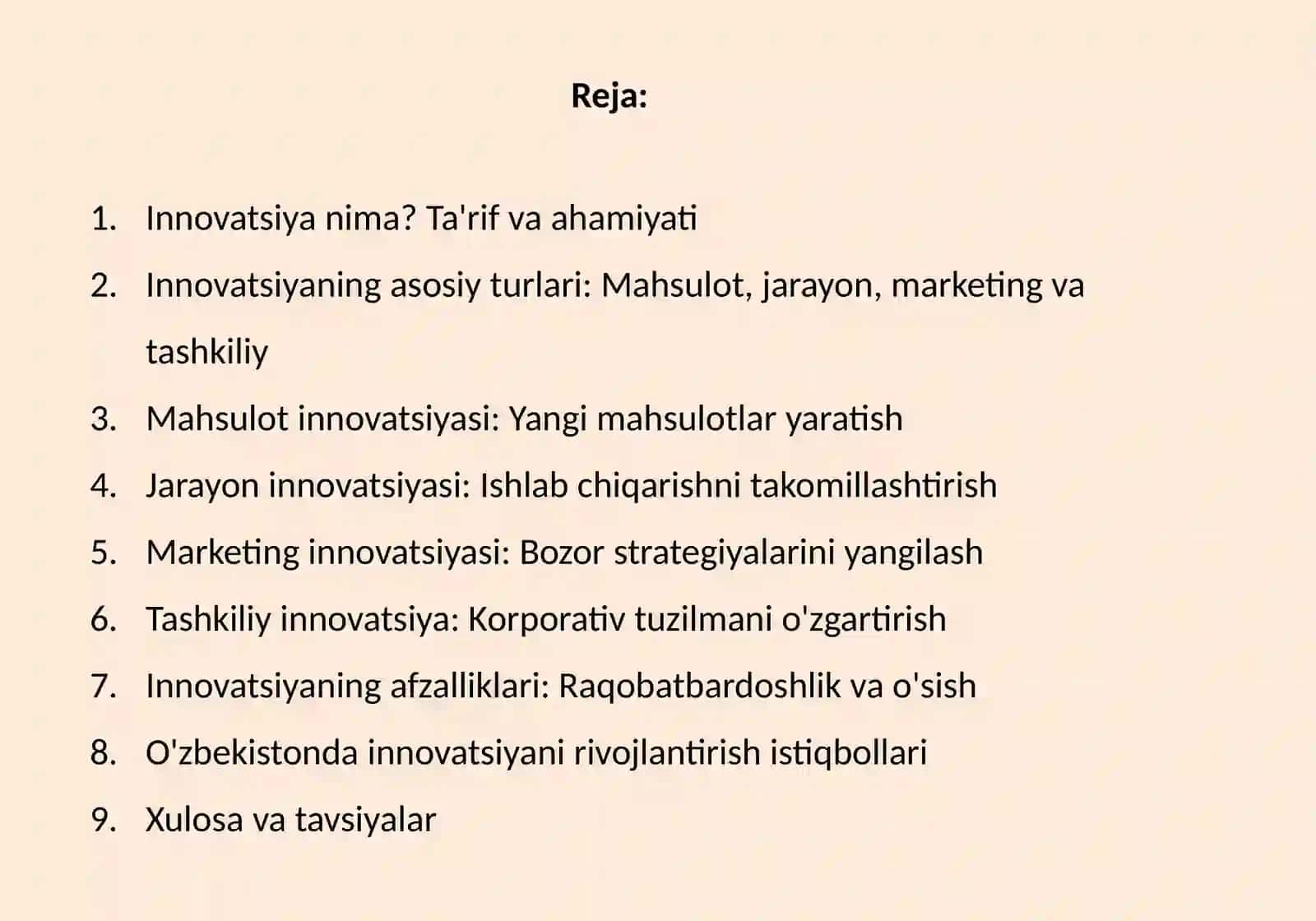 Inavatsiya va uning turlari 2