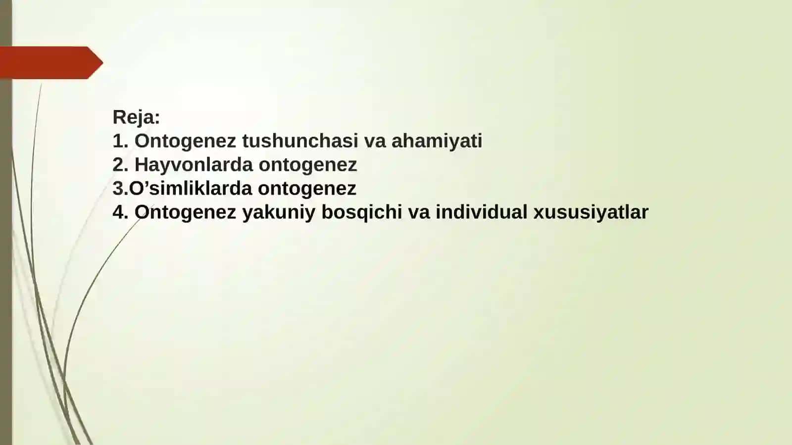 Hayvonlarning psixik faoliyati ning ontogenezida rivojlanishi 2
