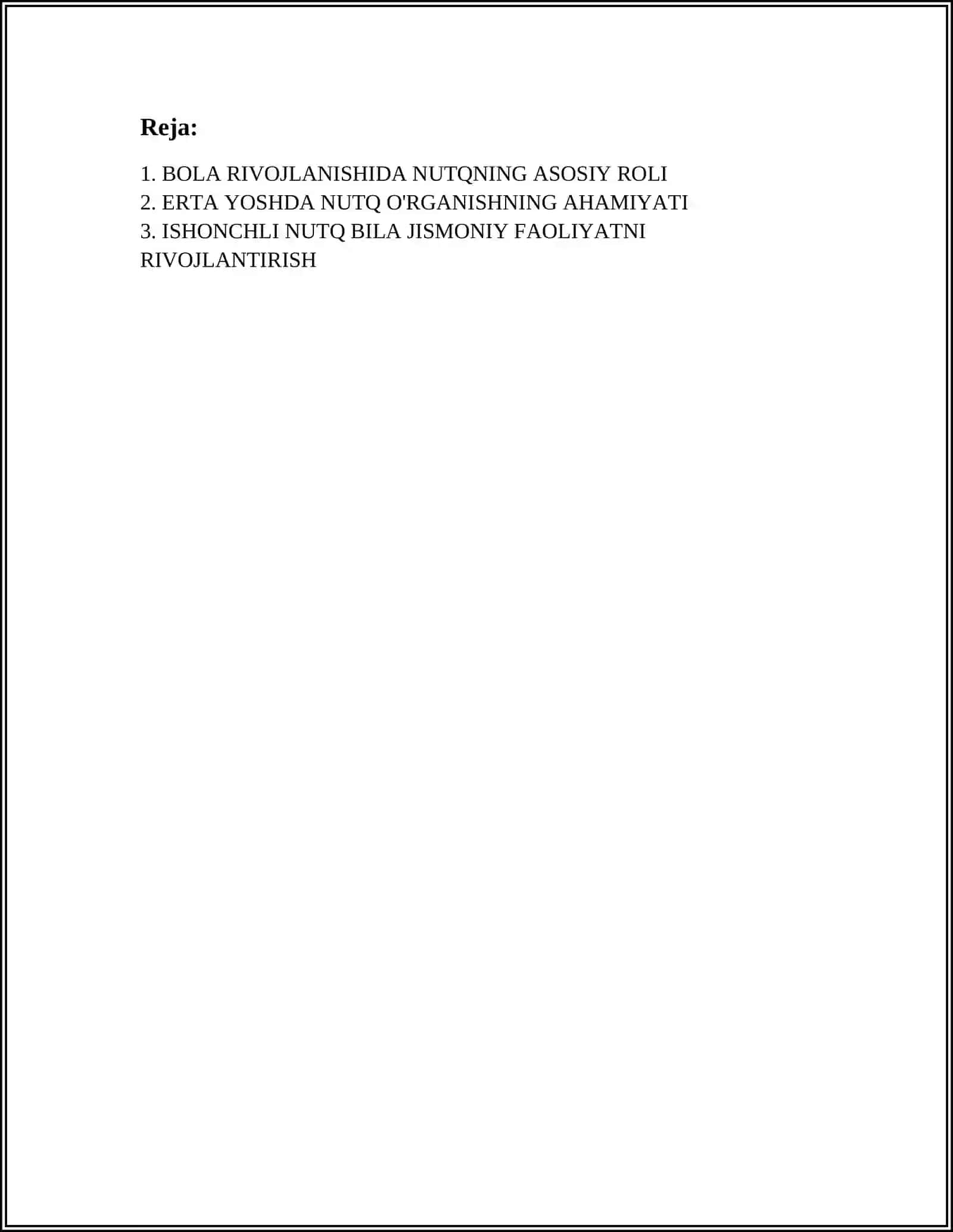 BOLA RIVOJLANISHIDANUTQNING ROLI 2