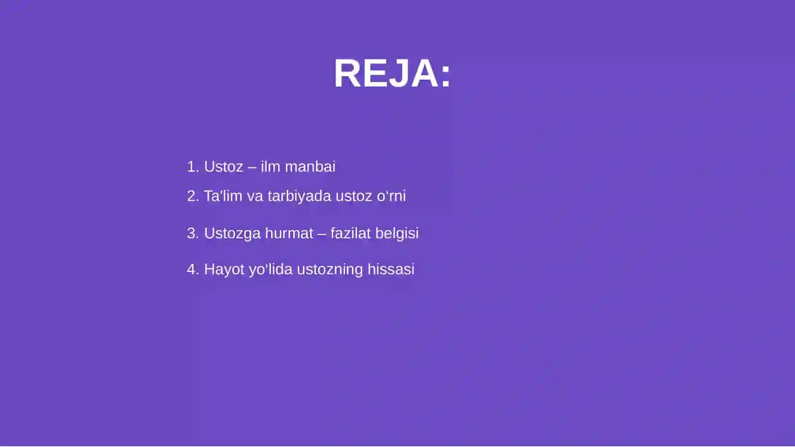 Ustozim - hayotim chirog'i 2