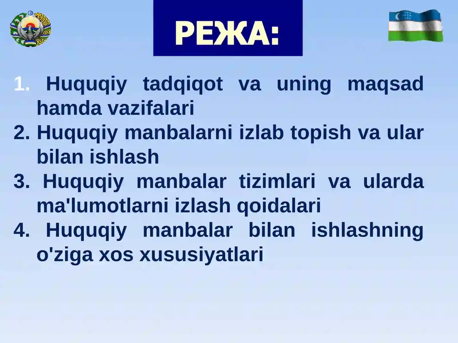 AXBOROTLARNI SARALASH, BAHOLASH VA ISHLATISH KO’NIKMALARI 2