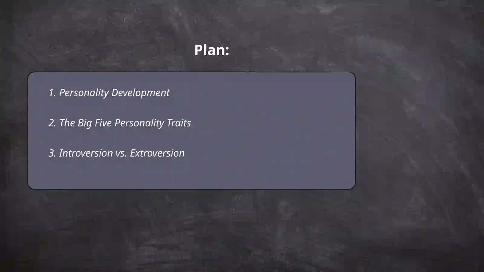 Big Five Personality Traits 2