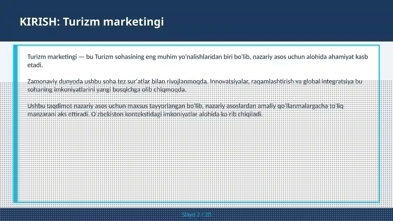Turizm marketingi 2