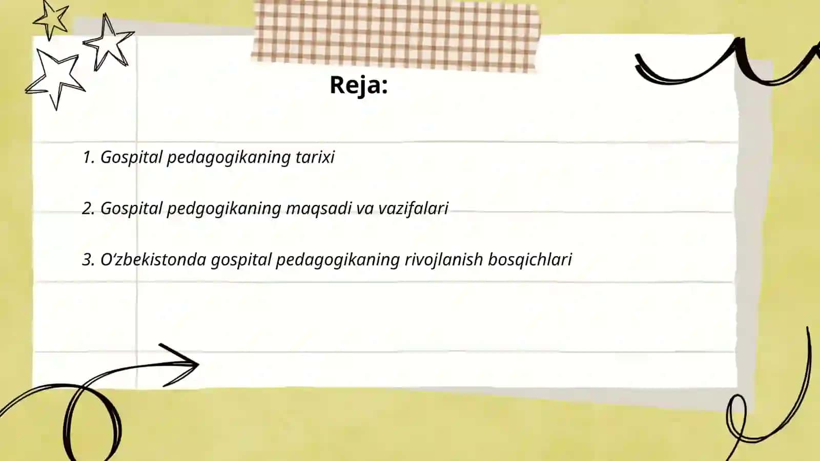 Gospital pedagogikaning rivojlanishi 2