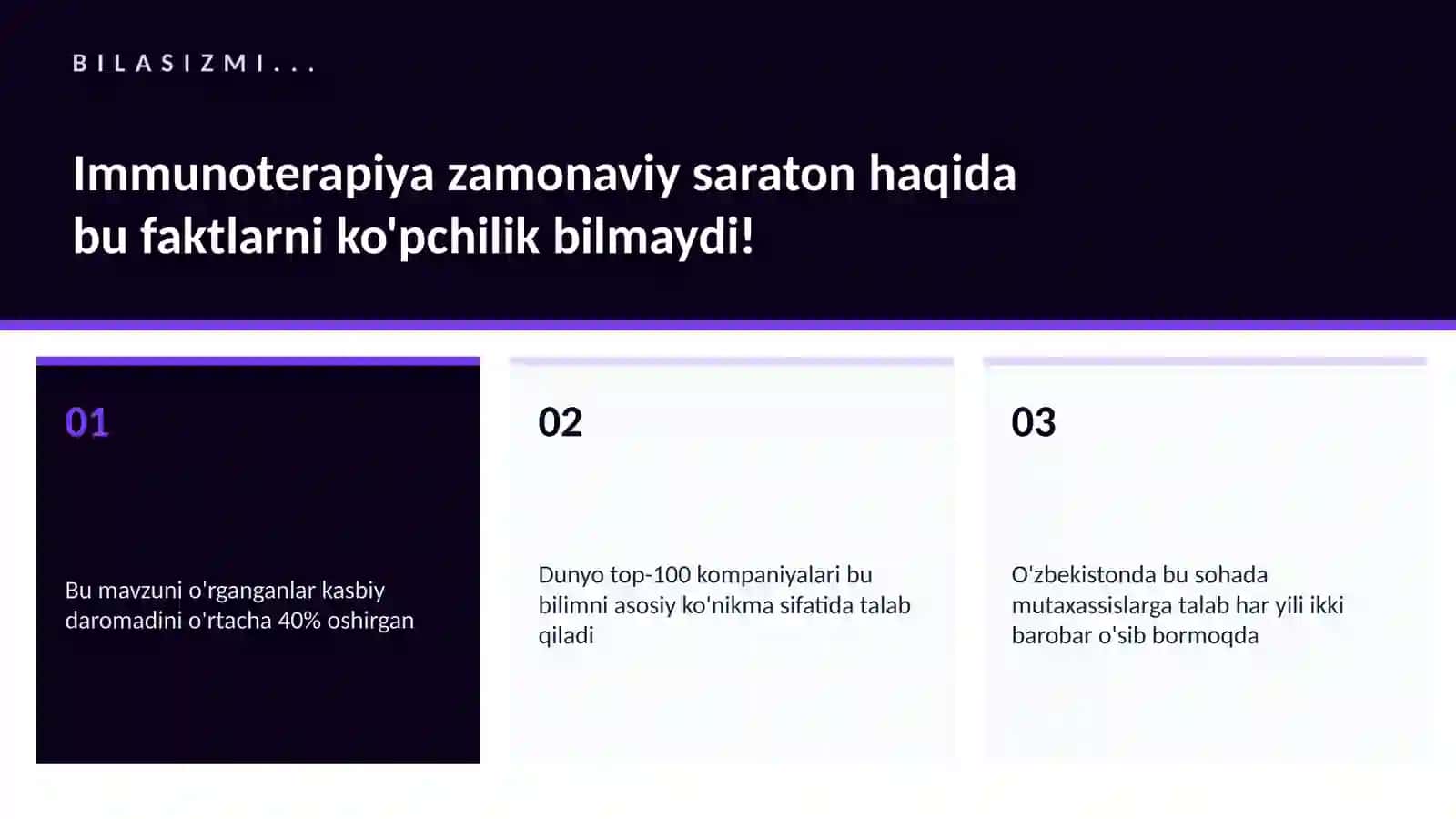 Immunoterapiya zamonaviy saraton 2