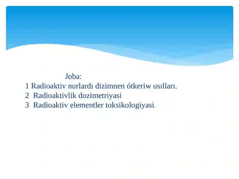 Radioaktivlik 2