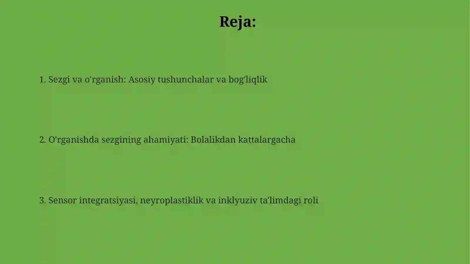 Сезгининг укувжарайонидагиурни 2