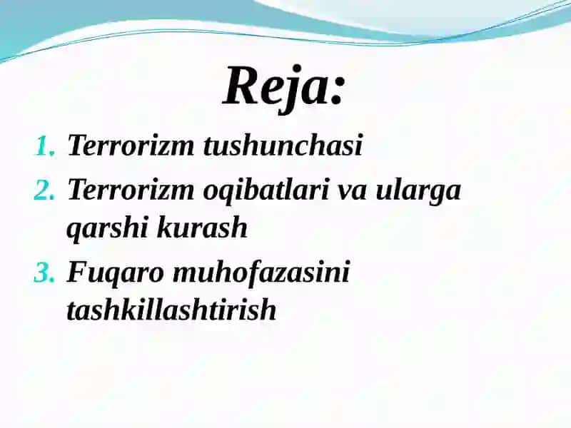 TERRORIZM VAA HOLIMUHOFASI 2