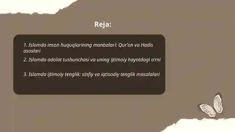 Islomda inson huquqlari himoyasi ijtimoiy tenglik adolat va tolerantlik 2
