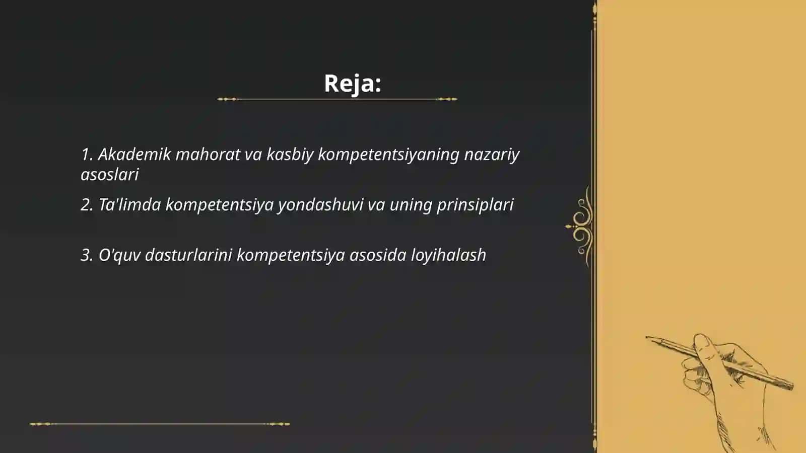 Akademik mahorat va kasbiy kompetentsiya 2