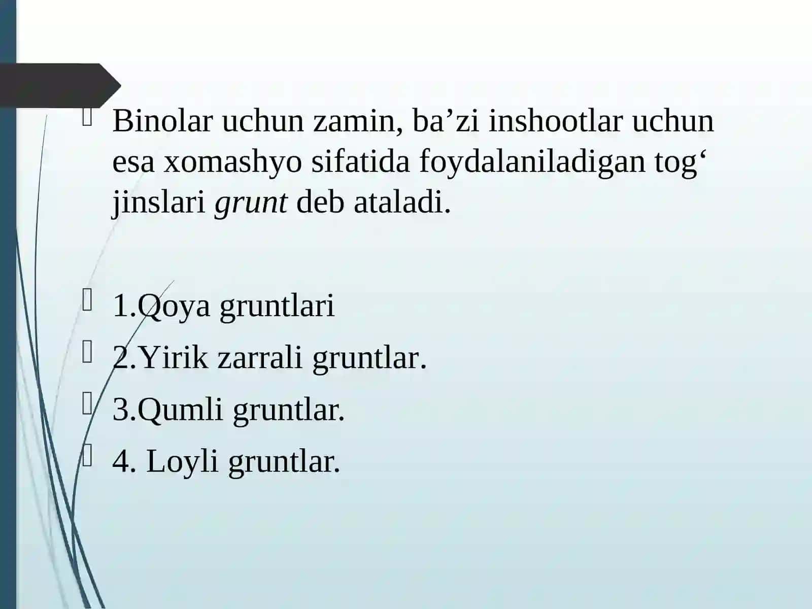 Gruntlar Haqida Tushuncha 2