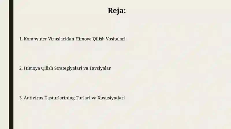 Kompyuter Viruslaridan Himoya Qilish Vositalari 2