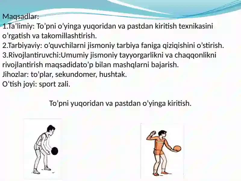 'Voleybol' mavzusi 2