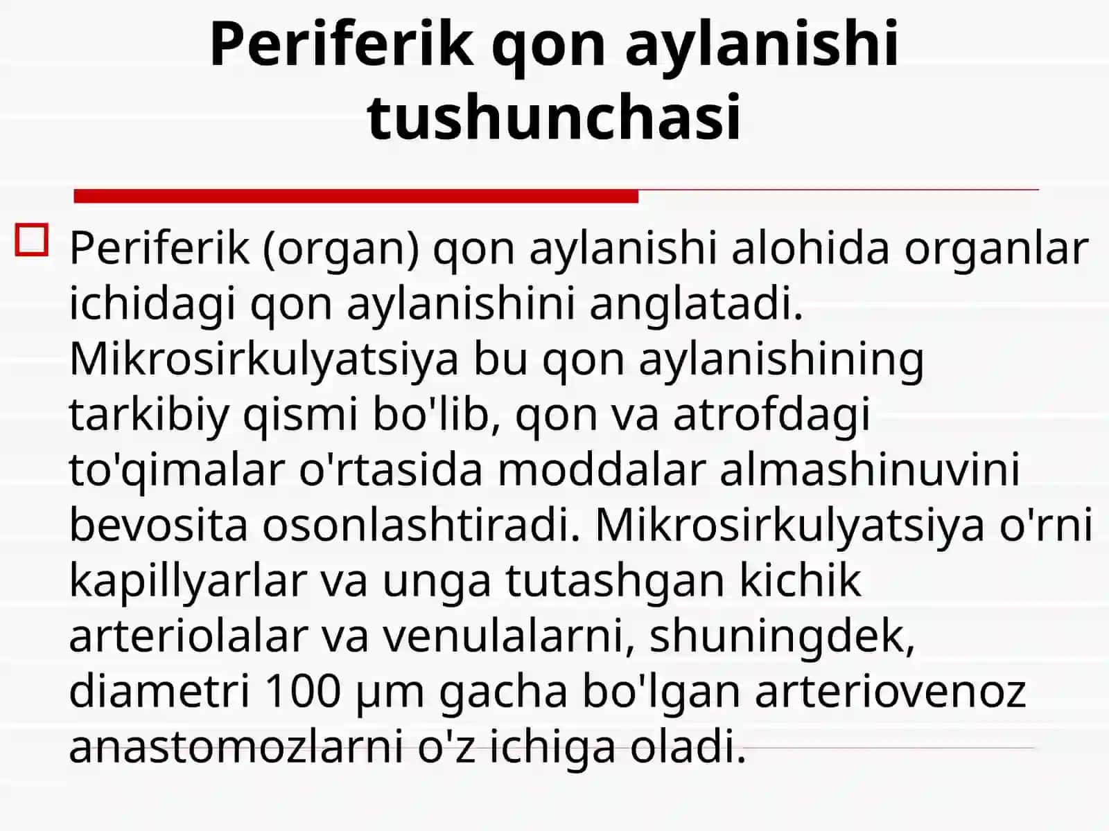 Periferik qon aylanishining buzilishi 2