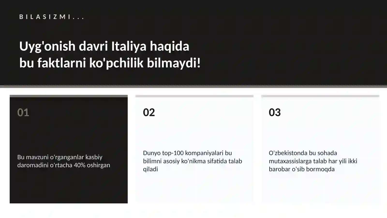 Uyg'onish davri Italiya 2
