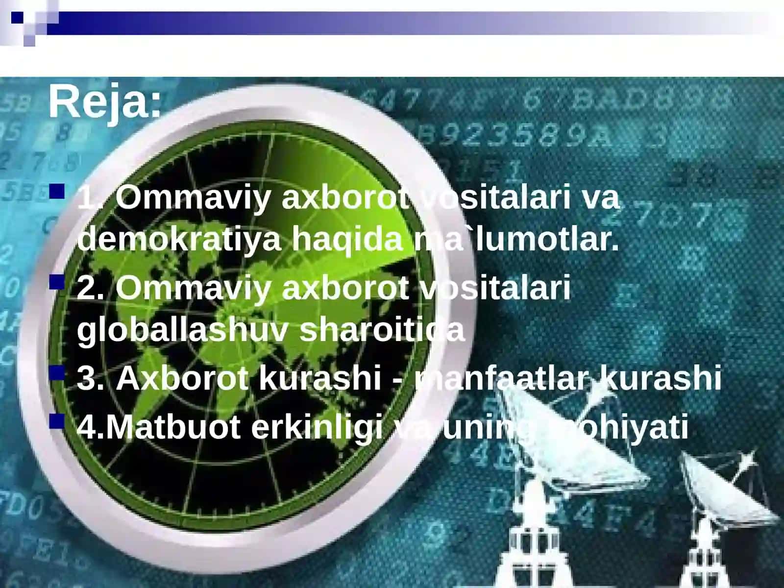 Ommaviy axborot vositalari 2