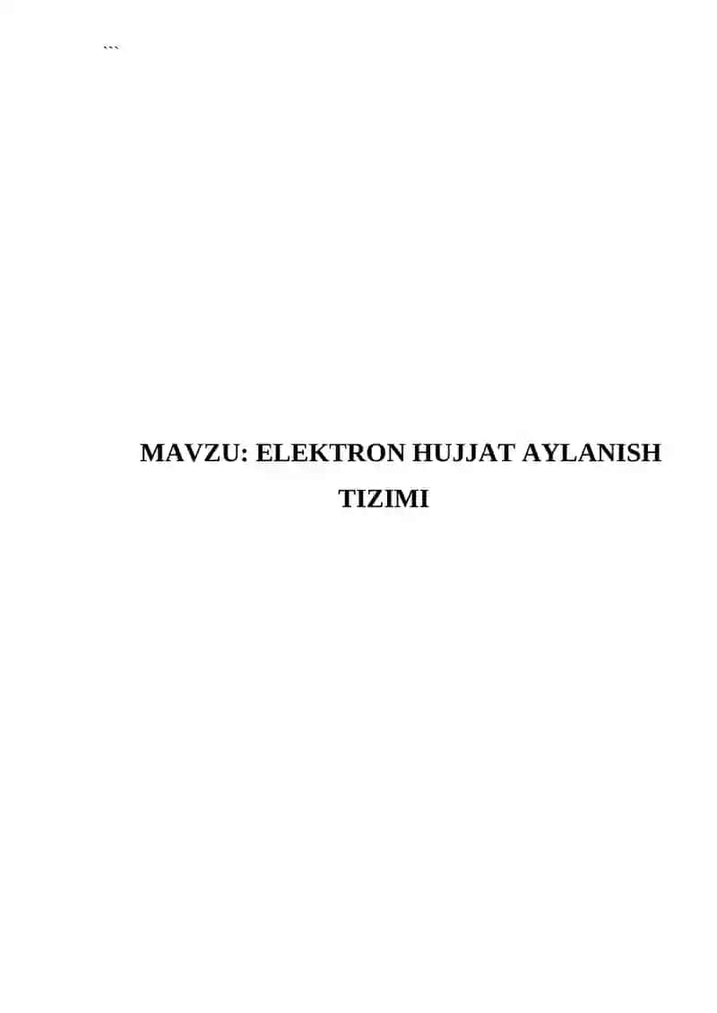 IAKT fanidan mustaqil ish 2