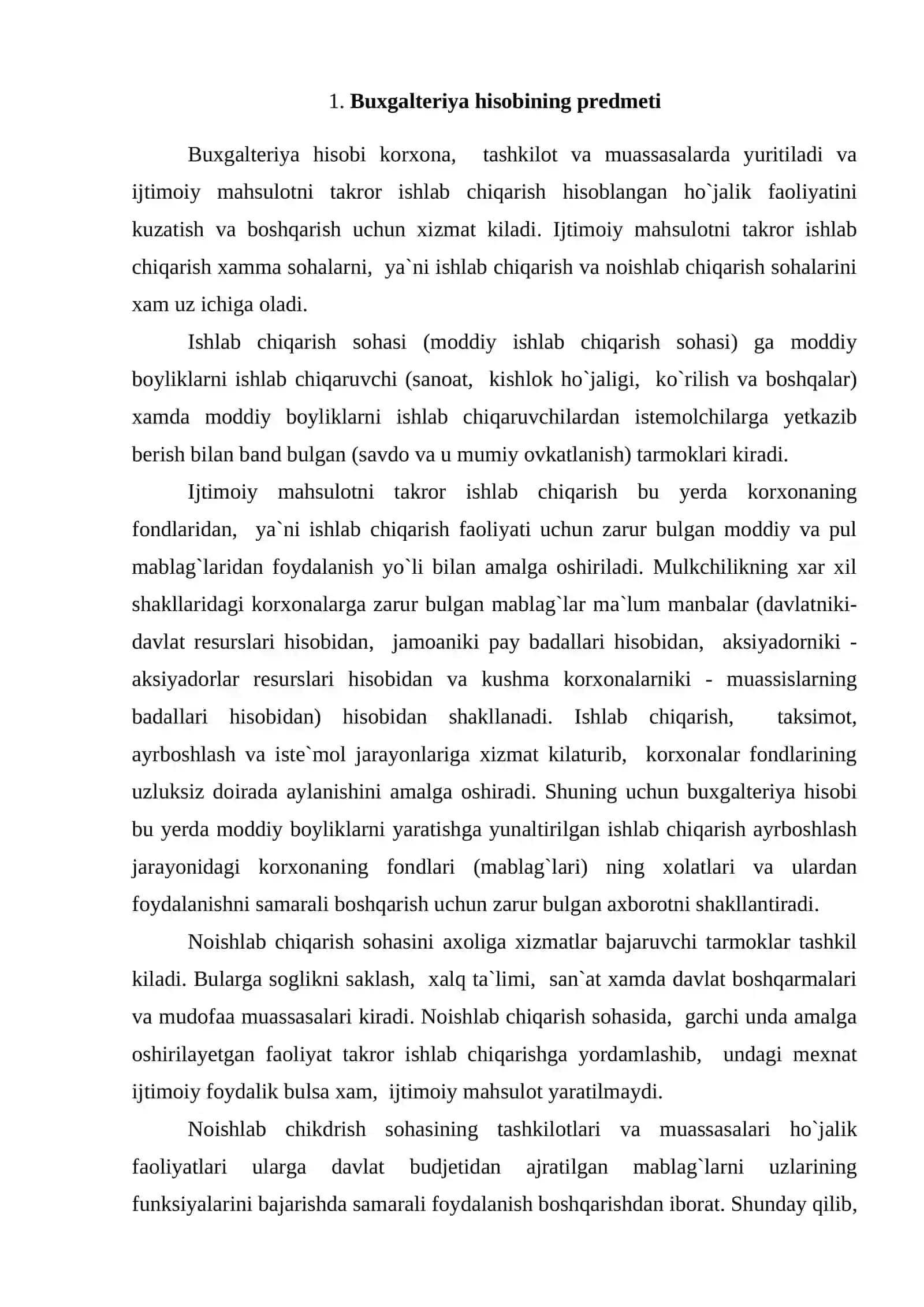Buxgalteriya hisobining predmeti va metodi 2