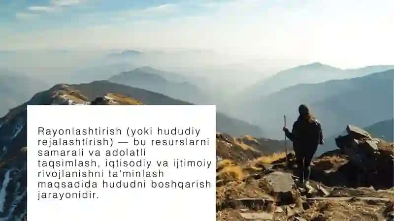 Õzbekistonning turistik rayonlashtirish xususiyatlari 2