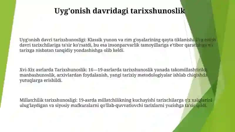 Xvi-Xix Asrlarda Tarixshunoslik 2