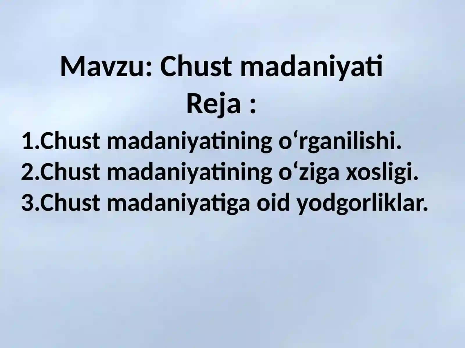 O`rta Osiyo arxeologiyasi 2