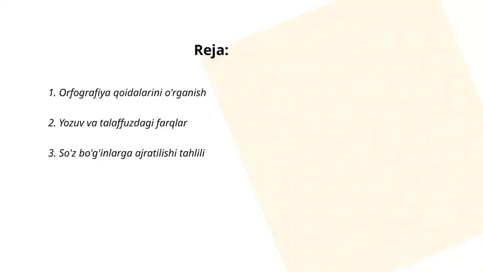 Orfografiyaga oid mashqlar 2