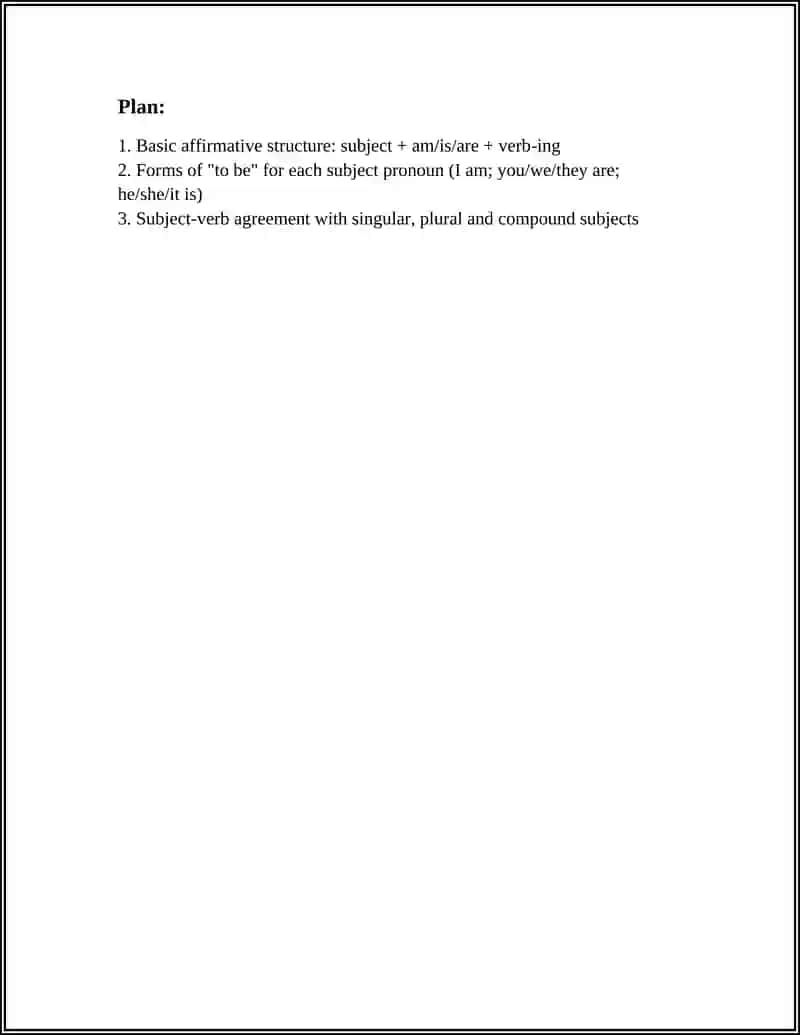 PRESENT CONTINUOUS TENSE 2