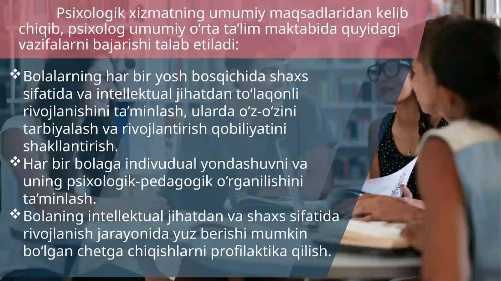 Maktab psixologik xizmatida psixodiagnostika 2